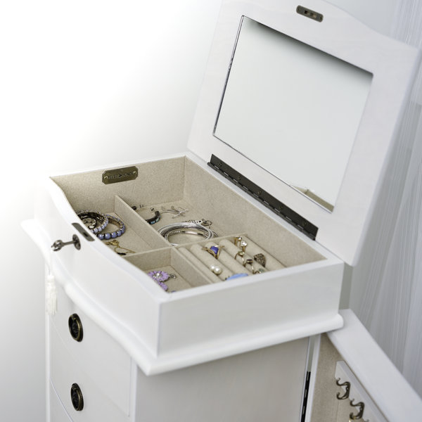 Alcott Hill® Argueta 15.5'' Wide Freestanding Jewelry Armoire with